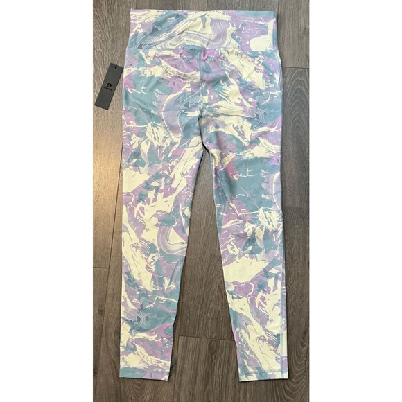NWT MONO B Women's Size XL High Waist Tummy Control Watercolor Leggings - Picture 2 of 4